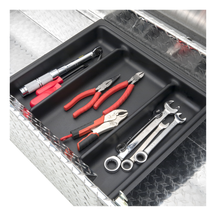 UWS 69" Crossover Truck Tool Box with Low Profile & Rail Model TBS-69-LP-R