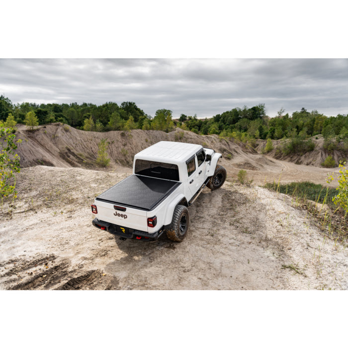 Truxedo Lo Pro Tonneau Cover - Black - 2020-2024 Jeep Gladiator with or without Trail Rail System Model 523201