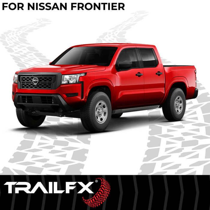 TrailFX Overland Running Boards Black Steel Model ORB010