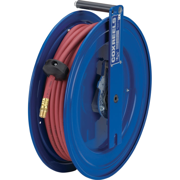 Coxreels S Series Left Side Mount Spring Driven Hose Reel 3/8 in. x 50 ft. - Hose Included 300 PSI Model SL17-L350