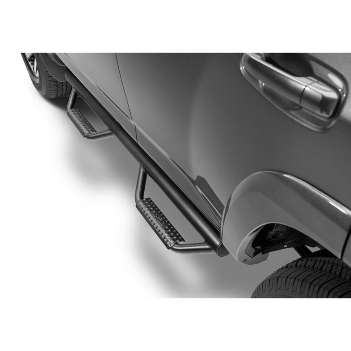 N-Fab Side Steps Wheel To Wheel Textured Black Steel Model T1360R