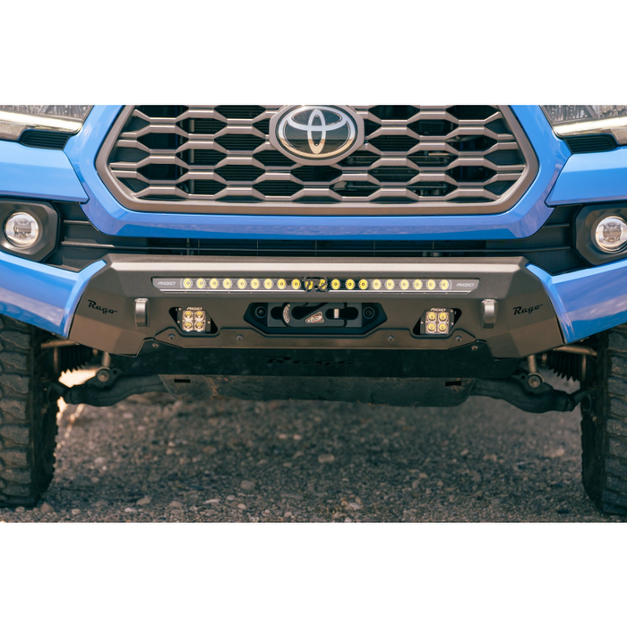 Rago Fabrication 2016-2023 Toyota Tacoma Center Mount Winch Front Bumper Model F6803622001NA