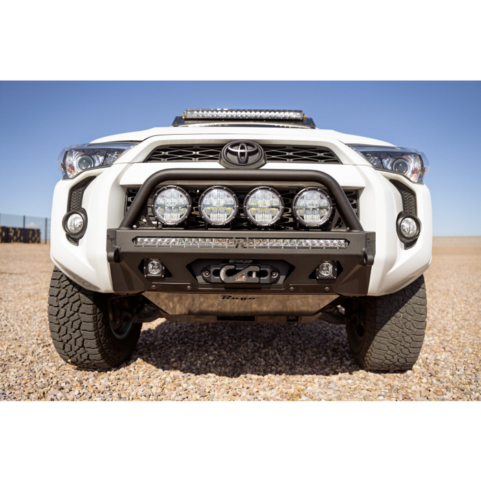 Rago Fabrication 2014-2024 Toyota 4Runner Center Mount Winch Front Bumper with Top Hoop Model F6604030801NA