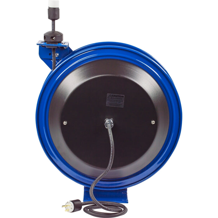 Coxreels PC Series Spring Driven Cord Reel Single Industrial Receptacle 12 GA x 75 ft. - Cord Included Model PC19-7512-A