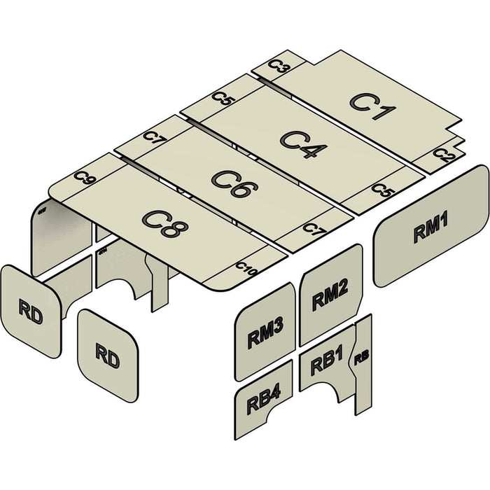 AutoPly Interior Insulation Kit for Ram ProMaster Low Roof 136" Wheelbase - R2 (.5") Model 4136L