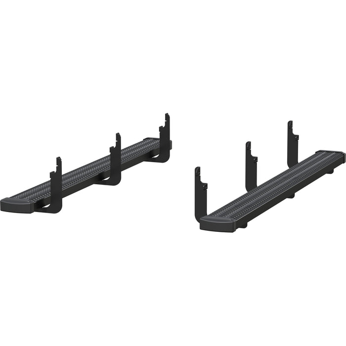 Luverne Grip Step 7" x 78" Black Aluminum Running Boards, Select Ford Super Duty Model 415078-401734