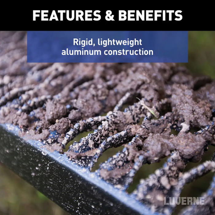 LUVERNE Grip Step Black Aluminum 100-Inch, 36-Inch Van Running Boards, Select Ford E-Transit Model 415100-401744