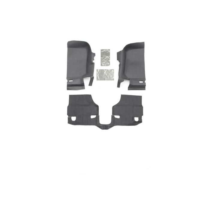 Bedrug Jeep Bedtred 2Dr Front 3Pc Floor Kit (Includes Heat Shields) Model BTJK07F2