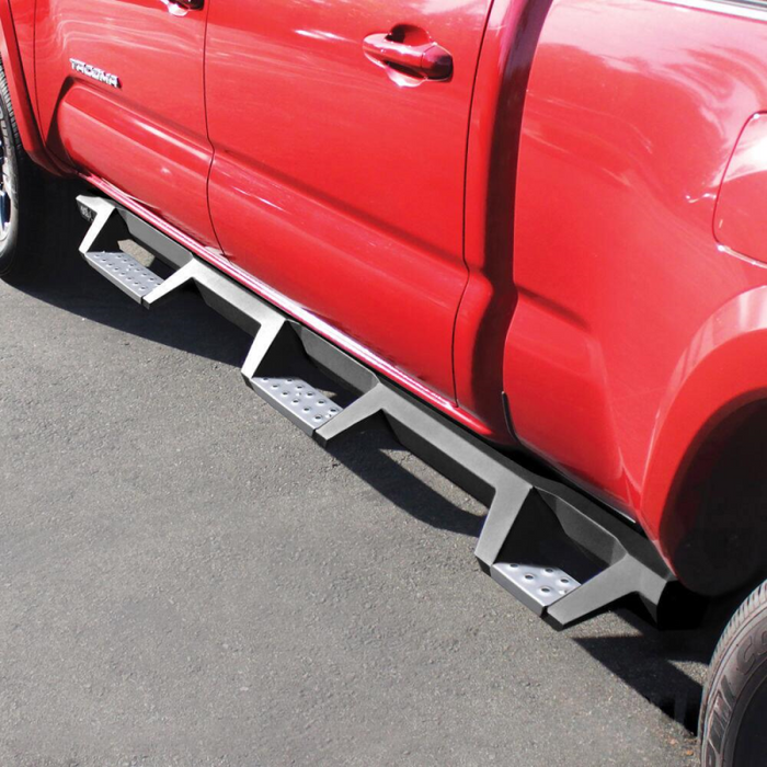Westin HDX Drop Wheel to Wheel Side Steps Textured Black Stainless Steel For Double Cab Model 56-5341852