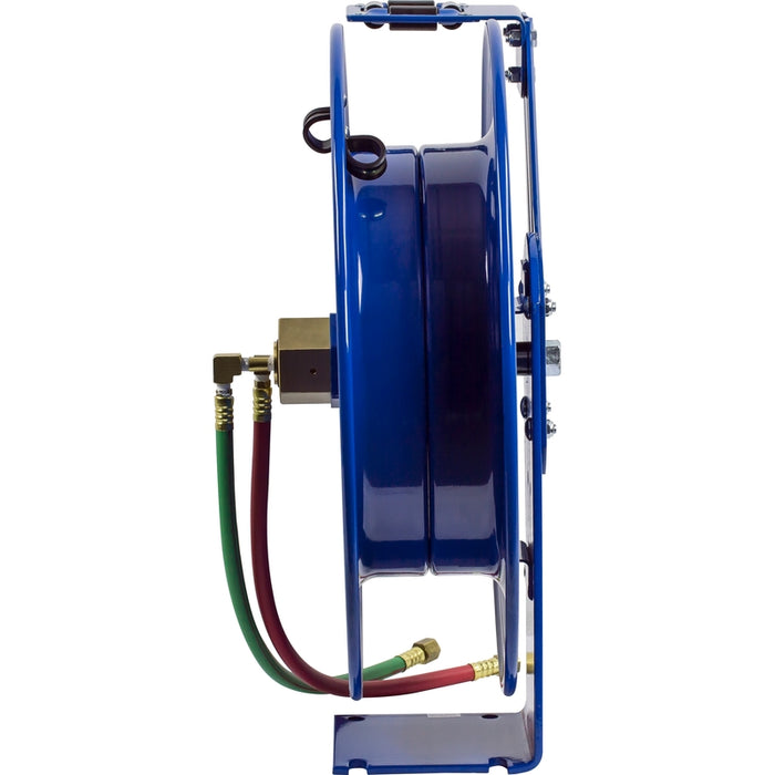 Coxreels SHW Series Spring Driven Welding Hose Reel 1/4 in. x 60 ft. - No Hose 200 PSI Oxy-Acetylene Model SHWL-N-160
