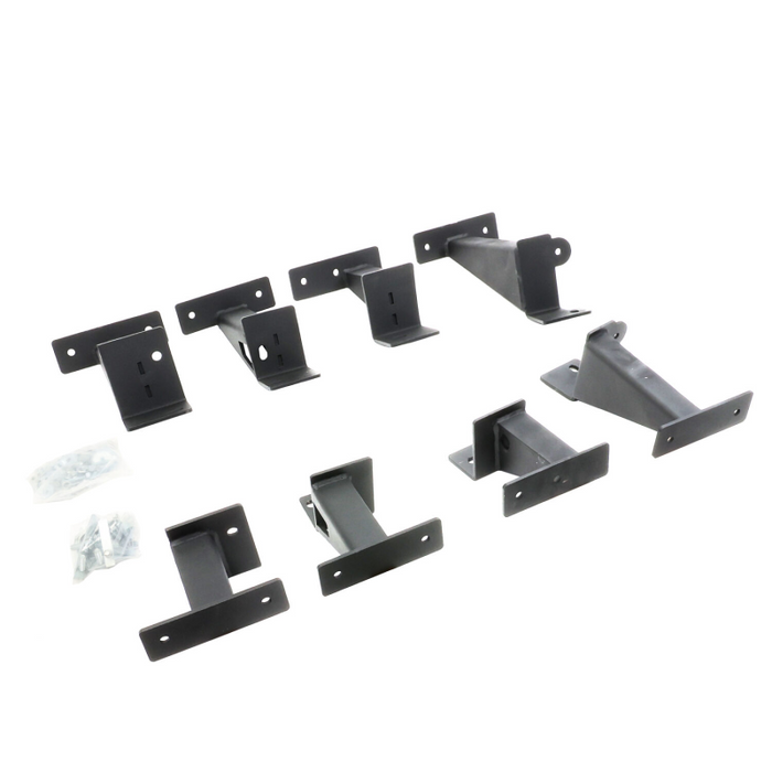 Go Rhino Dominator Xtreme DSS Running boards with Frame Mounting Bracket Kit Model FSDSS4516T