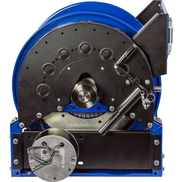 Coxreels 1600 Series 12V DC Motorized Hybrid Frame Hose Reel 1-1/2 in. x 100 ft. 1500 PSI - No Hose Model 1680-2024-E