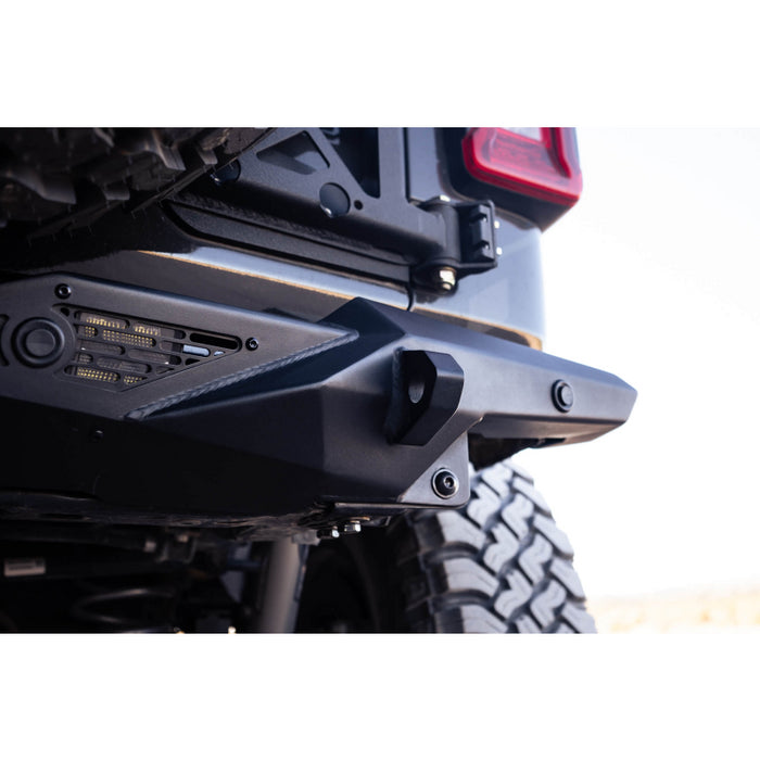 DV8 Offroad 2018-2025 Jeep Wrangler JL JLU DV8 Offroad Spec Series Rear Bumper Model RBJL-09