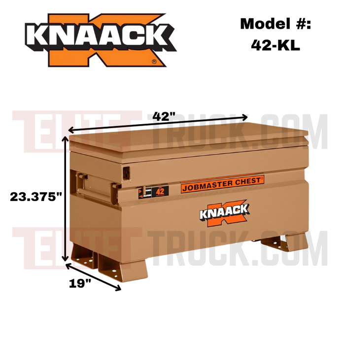 Knaack Job Site Storage Chest Box 9 Cu Ft 42" JobMaster Model 42-KL