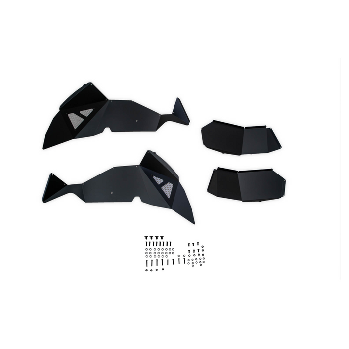 DV8 Offroad 2018-2024 Jeep Wrangler JL JLU Rear Inner Fenders Model INFEND-06RB