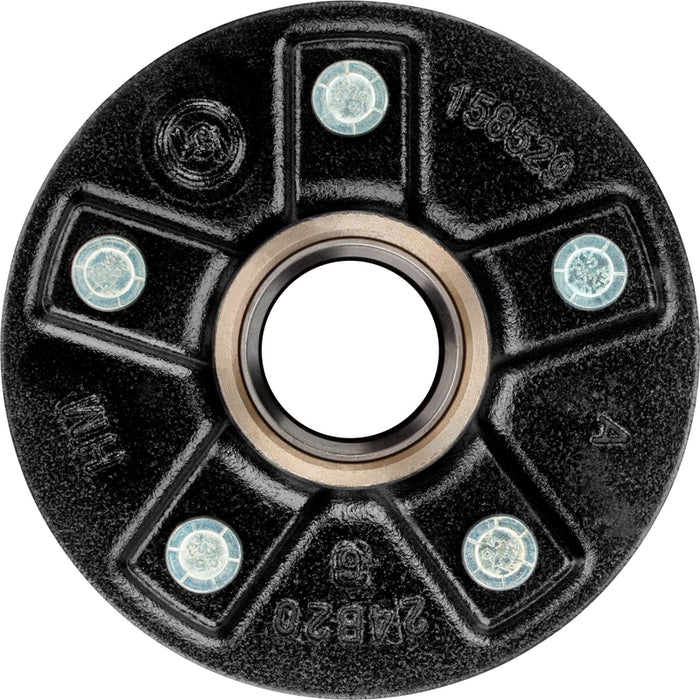 CURT Idler Hub, 5 on 4.5"; 6.5" Hub Flange - 2,200 lbs. (with Bearing Cone Kit) Model 814205