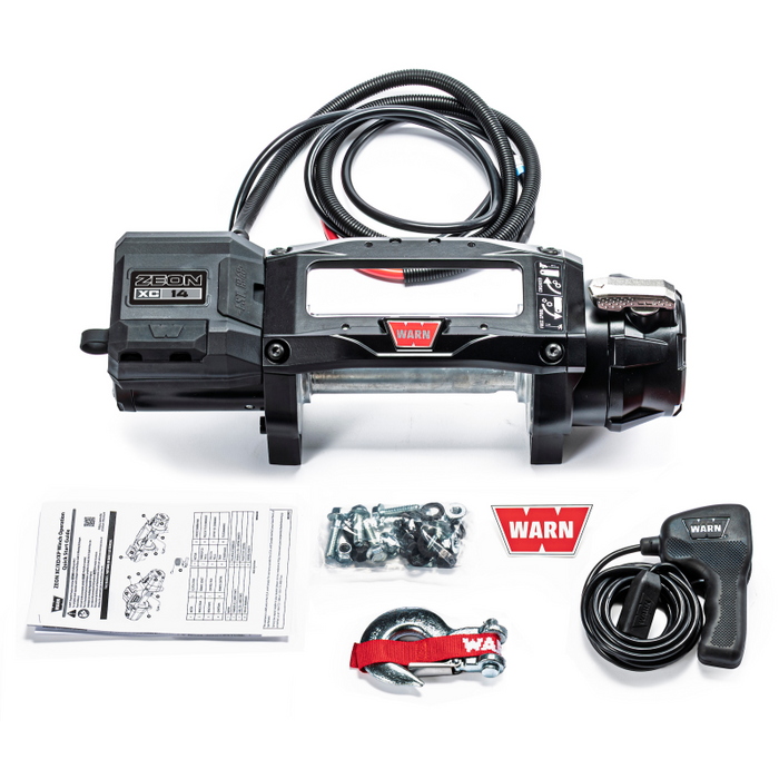 Warn Zeon XC 14 Pull Capacity 14000 Pounds Without Rope Model 110314