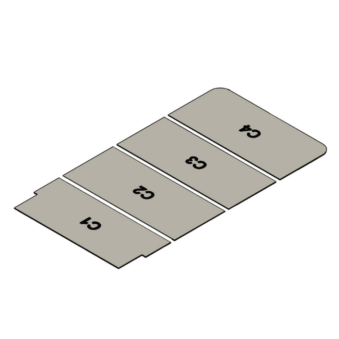 AutoPly Interior Ceiling Insulation Kit for Ram ProMaster Low & High Roof 136" Wheelbase - R4 (1") Model 4301-1