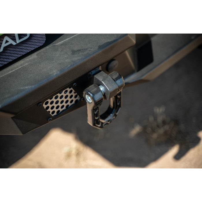 DV8 Offroad 2018-2025 Jeep Wrangler JL JLU Mto Series Rear Bumper W/ Optional Tire Carrier Model RBJL-13