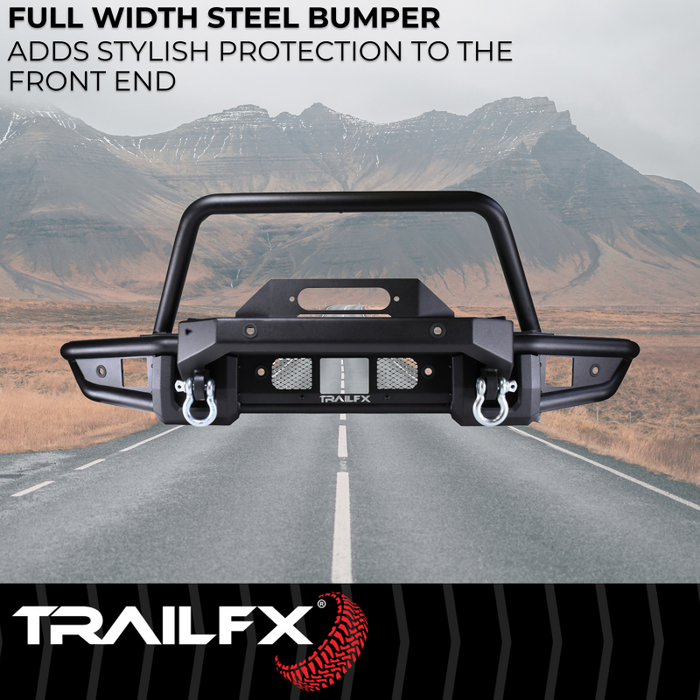 TrailFX Front Bumper w/ Winch Mount Model BR002T