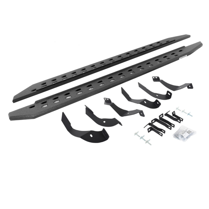 Go Rhino RB20 Slim Line Running Boards with Mounting Bracket Kit Model 69405187ST