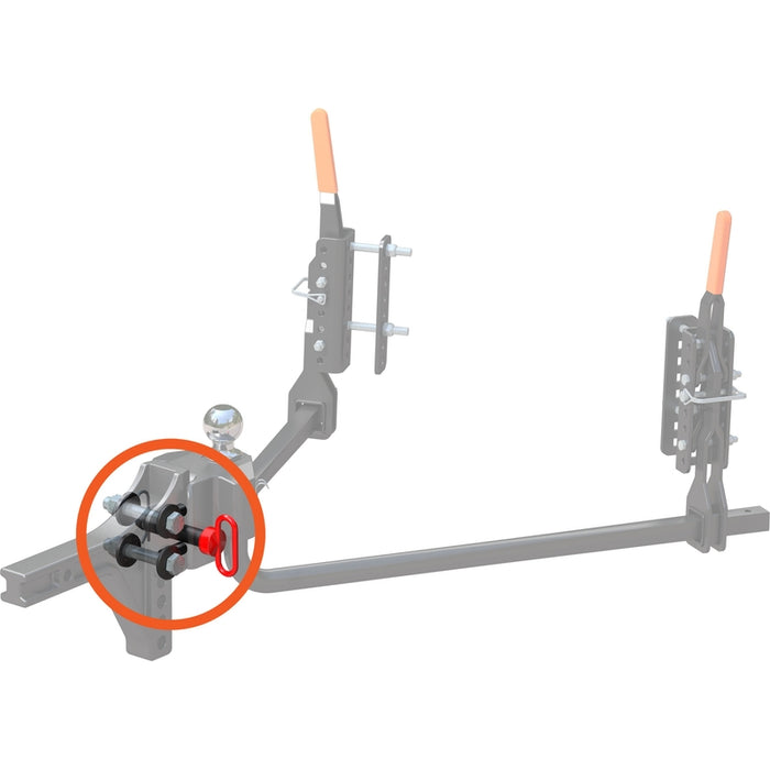 CURT Replacement TruTrack Trailer-Mounted Weight Distribution Hardware Kit Model 19300