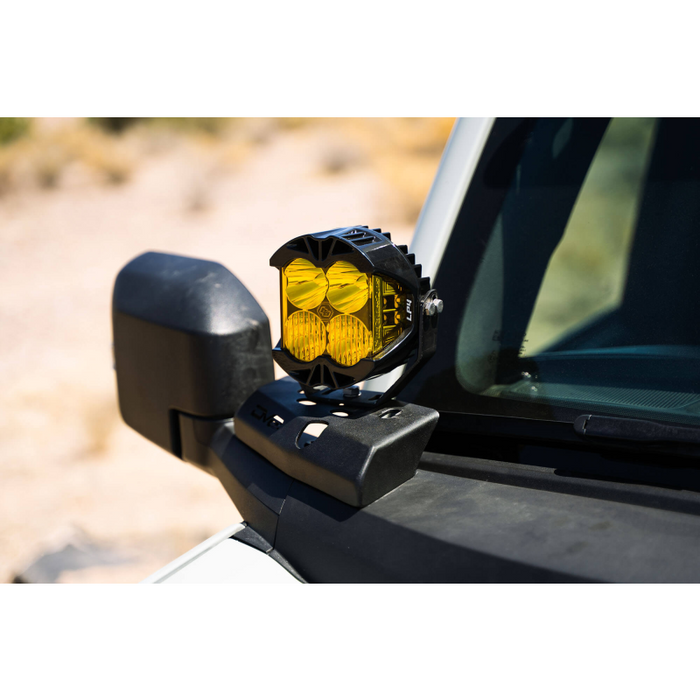 DV8 Offroad 2021-2026 Ford Bronco A-Pillar Pod Light Mounts Model LBBR-02