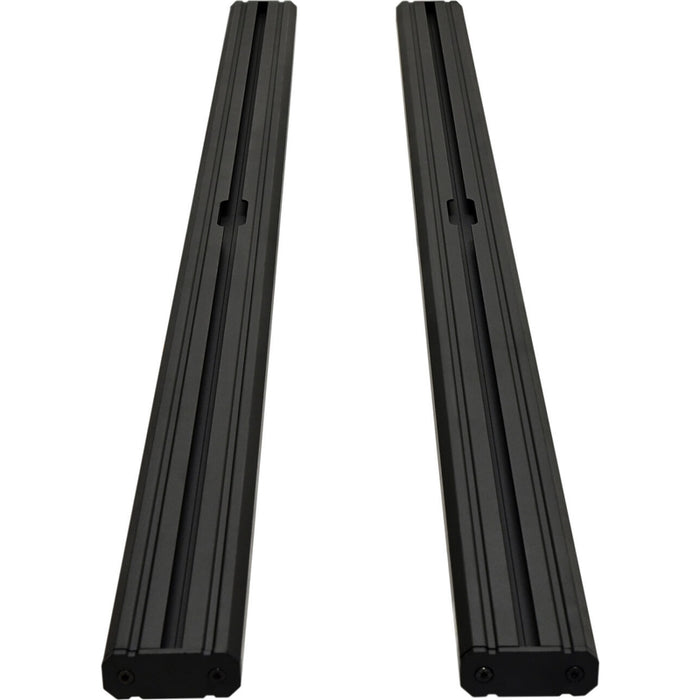 Westin EXP Truck Cap Cross Rails 51" L Pair Black Aluminum Model 16-10058