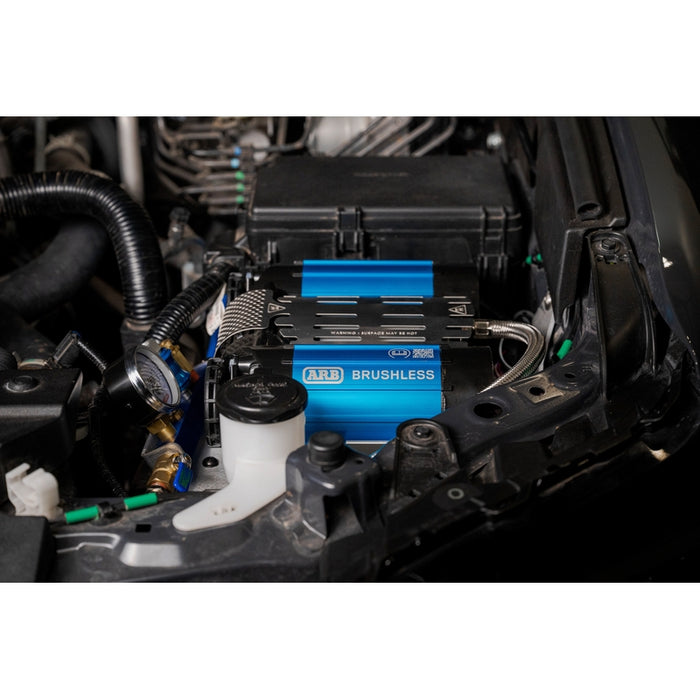 Rago Fabrication 2025+ Toyota 4Runner Under-Hood Air Compressor Mount Model AC7110700NA