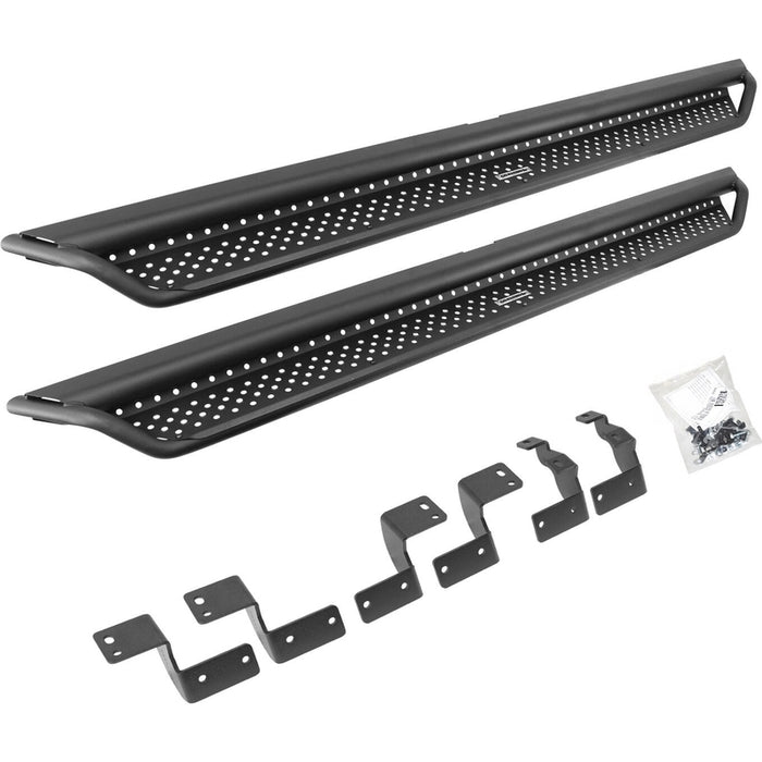 Go Rhino Dominator Xtreme D1 Side Steps with Rocker Panel Mounting Bracket Kit Model D14427T