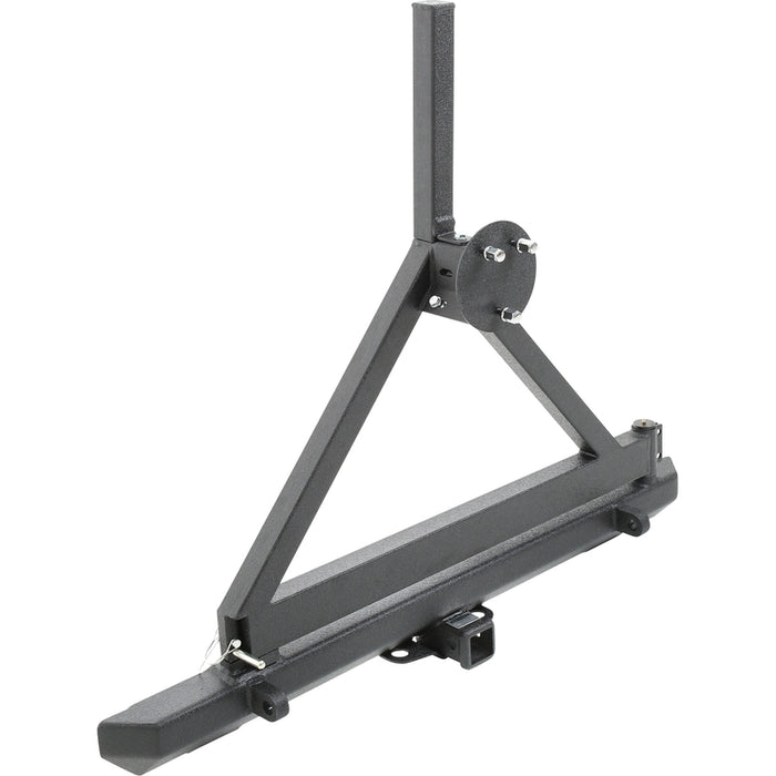 Smittybilt SRC Classic Rear Bumper W/ D-Rings, Hitch & Tire Carrier - Model 76651D