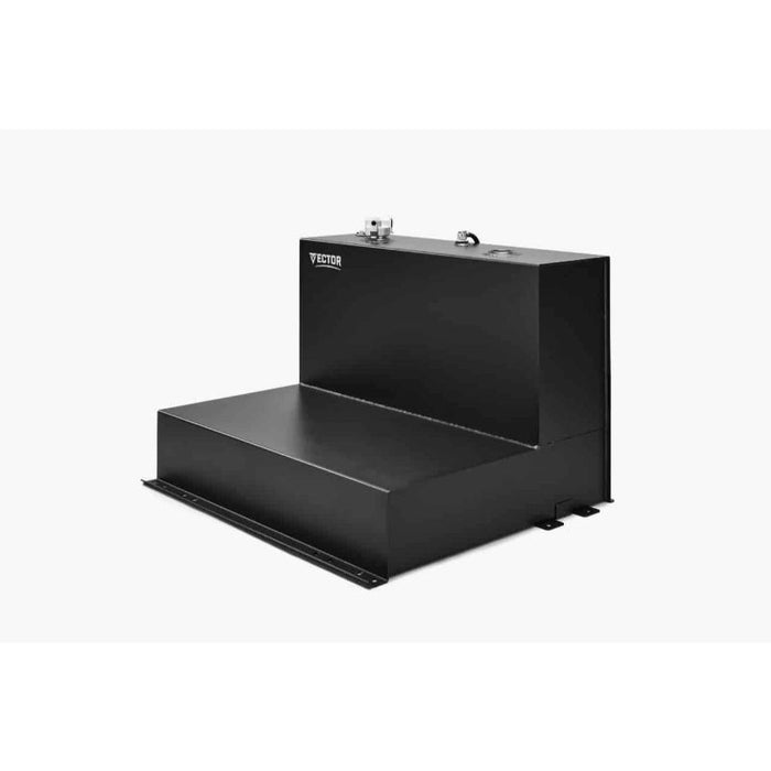 Vector 68 Gallon L-Shaped Transfer Tank Black Steel Model 4463-BLK