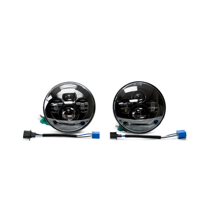 DV8 Offroad 2007-2018 Jeep Wrangler JK JKU Projector Led Headlights Model HL7JK-02