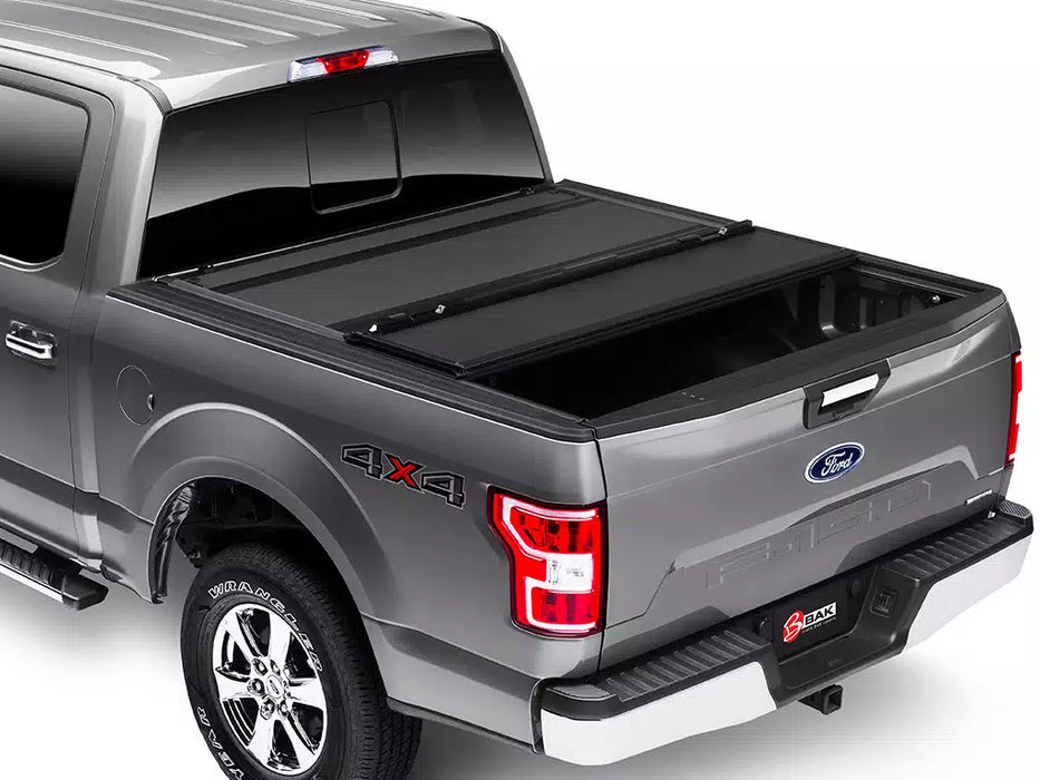 BAK BAKFlip MX4 Hard Folding Truck Bed Tonneau Cover MATTE FINISH Fits 2015-2020 FORD F150  6.7ft Bed Model 448327