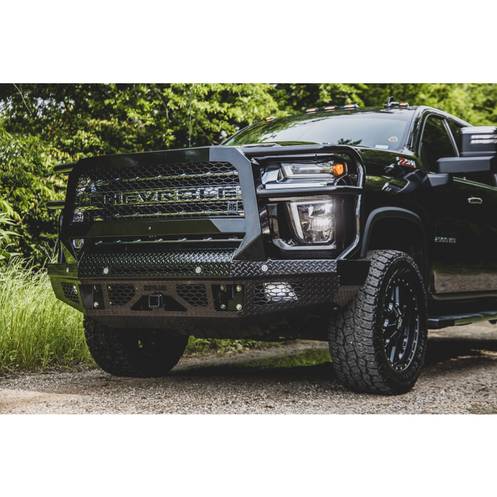 Bodyguard FT Front Extreme - Sensor Cutouts Fog Cutouts Receiver W/ Mesh Grille No Camera Harness Bare Metal Model JEC20BYBMN