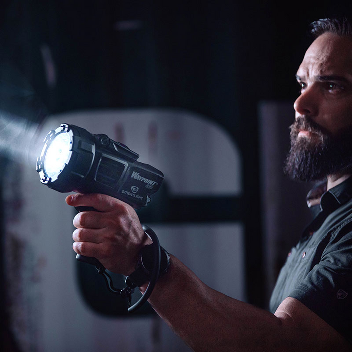 Streamlight Waypoint® 400 Spotlight: 120V AC Polymer Mount – Yellow SLI44910