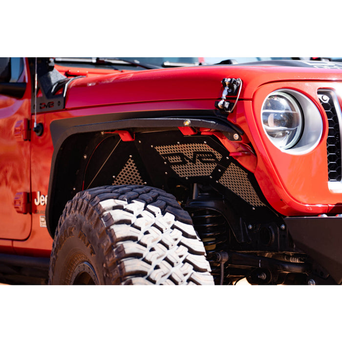DV8 Offroad 2018-2018 Jeep Wrangler JL JLU Gladiator JT Front Inner Fenders Model INFEND-03FB