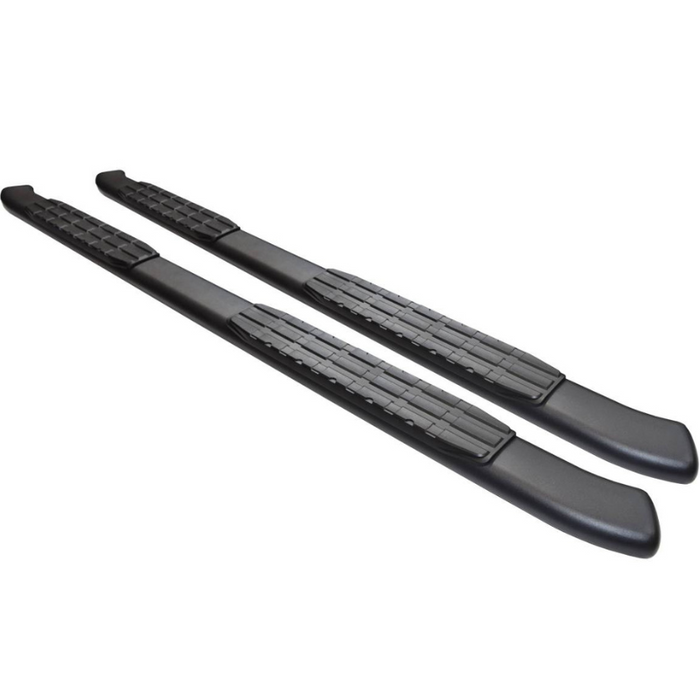 Steelcraft 4in. Oval Blackout Series Black Step Nerf Bars Model 45-04500