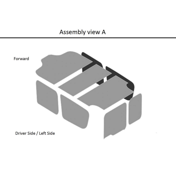 AutoPly Interior Insulation Kit for Ram ProMaster City - R2 (.5") Model 4500