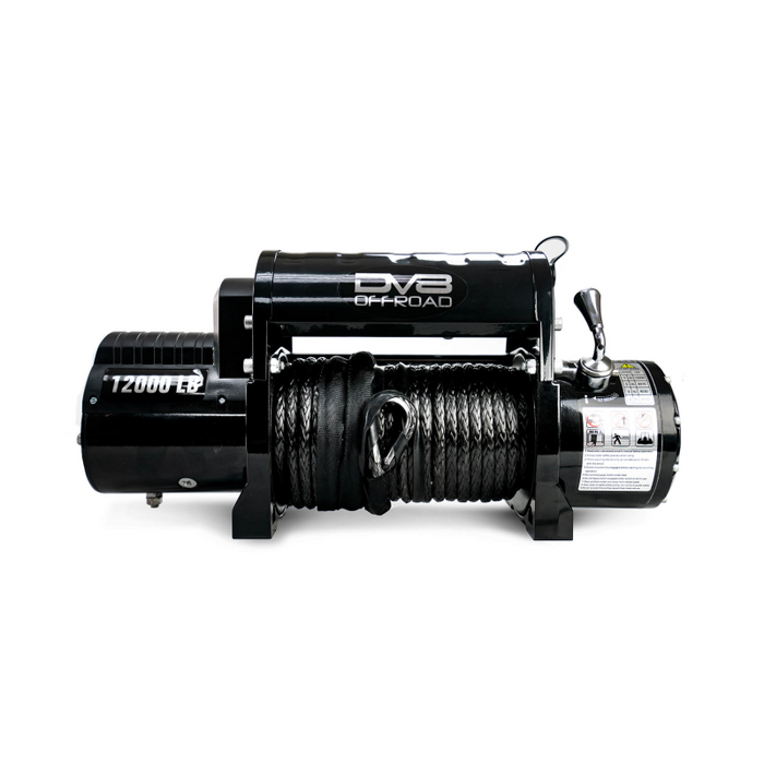 DV8 Offroad 12,000 lbs. Winch With Synthetic Rope Model WB12SR