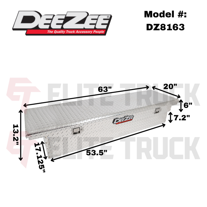 Dee Zee Red Label Single Lid Crossover Tool Box Model DZ8163