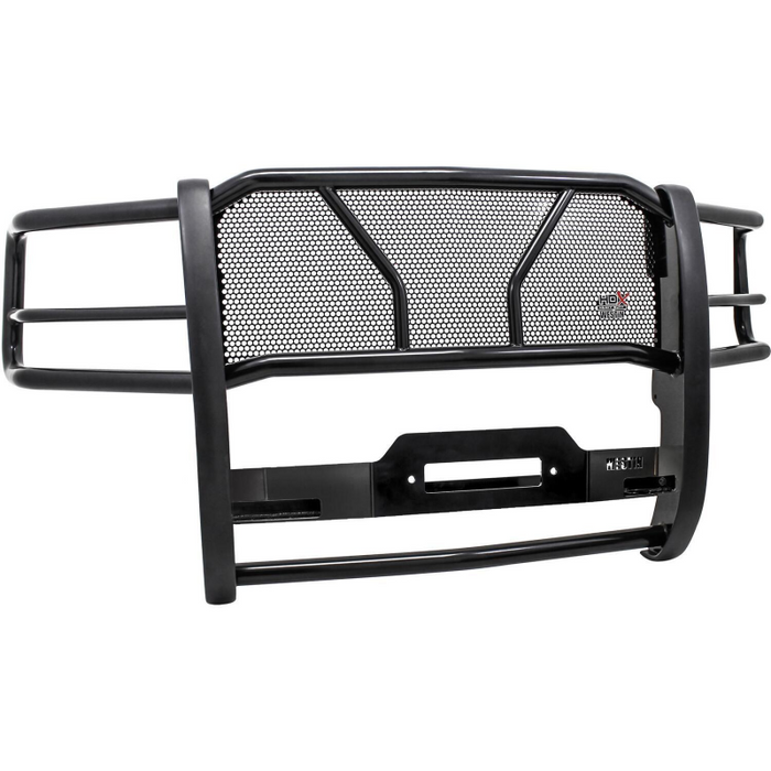 Westin HDX 1-Piece Winch Mount Grille Guard Black Steel Model 57-93875