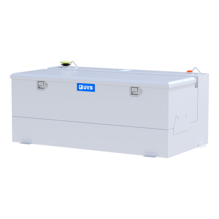 UWS White 100-Gallon Steel-Aluminum Combo Transfer Tank Model ST-100-COMBO-W