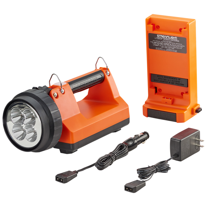 Streamlight E-Spot® LiteBox®: Industrial Vehicle-Mount Kit (Direct-Wire 12V DC) – Orange SLI45855