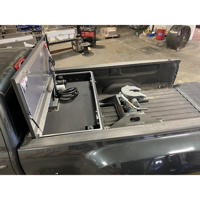 The FuelBox Tank and Tool Box Combo 87 Gallon Smooth Spray Liner Finish Model FTC90MS