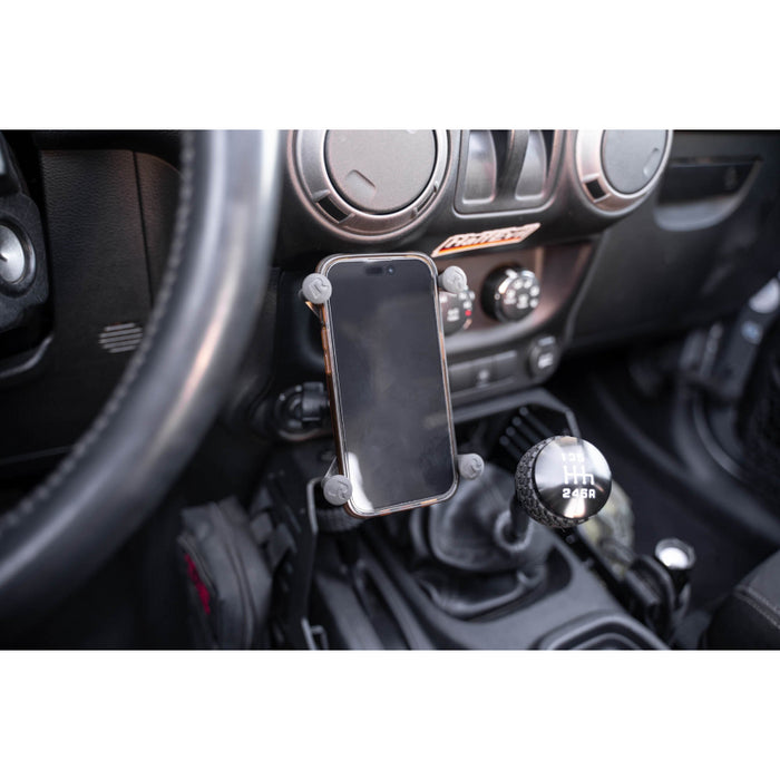 DV8 Offroad 2007-2018 Jeep Wrangler Center Console Molle Panels , Device Bridge Model CCJK-01