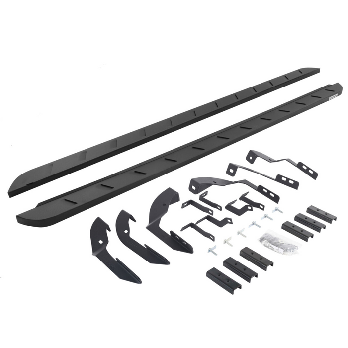 Go Rhino RB10 Slim Line Running Boards with Mounting Brackets Kit Model 63404280SPC