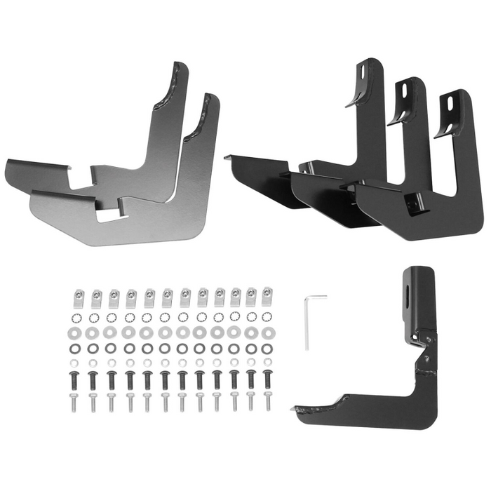 Westin PRO TRAXX 5 Oval Step Nerf Bars Black Steel For Double Cab Model 21-53715