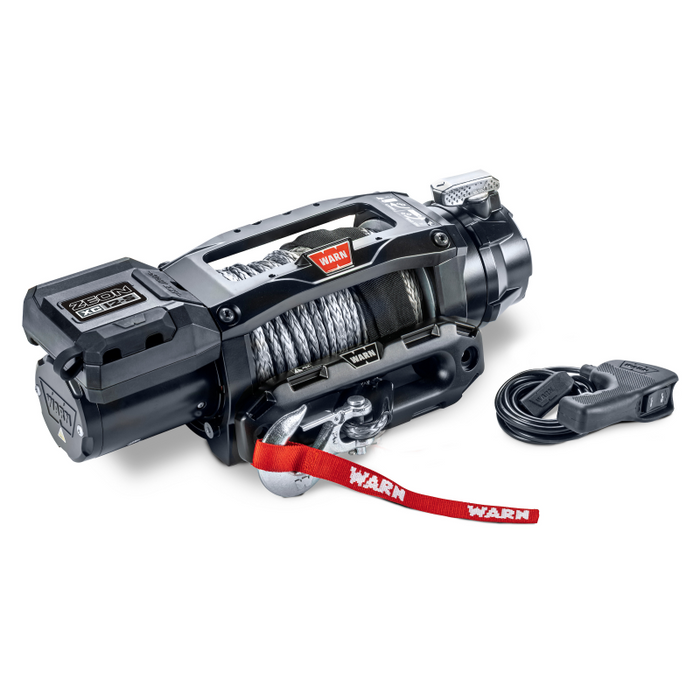 Warn Xeon XC 12-S Winch Pull Capacity 12000 Pounds 3/8 Inch X 80 Ft Of Spydura Synthetic Rope Model 110512