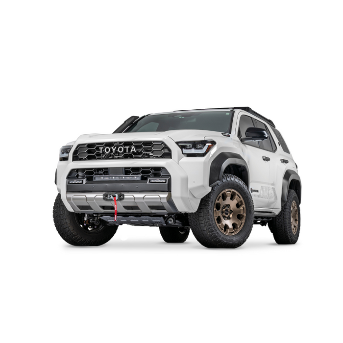 Warn Winch Mount Hidden For 25-26 Toyota 4Runner Powder Coated Black Steel Model 111940